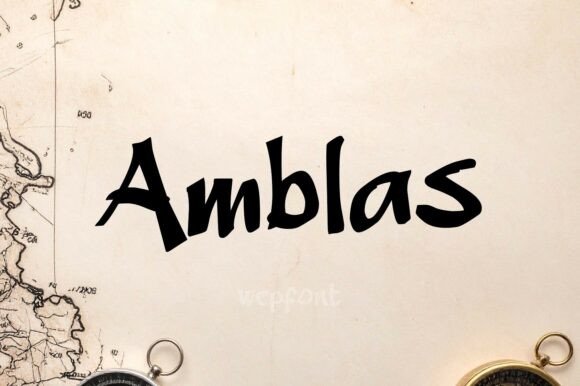 Amblas: The Rugged Typeface for Bold Marketing