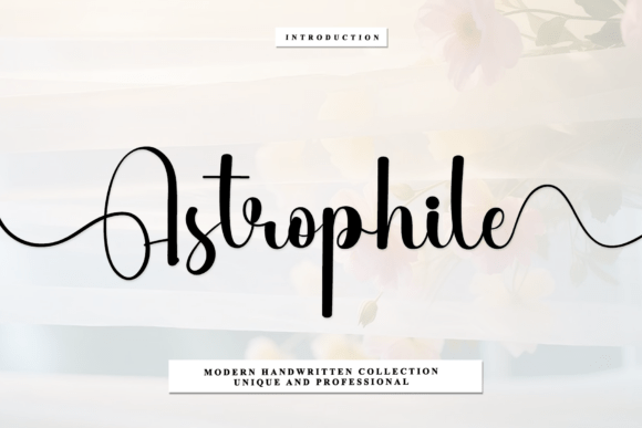 Astrophile: A Timeless Handwritten Font for Branding
