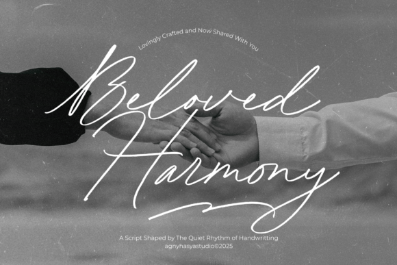 Beloved Harmony: A Handwritten Font for Editorial Design