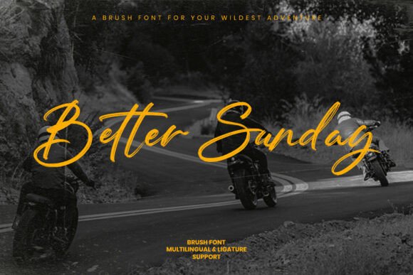 Better Sunday: A Bold Script Font for Web Design