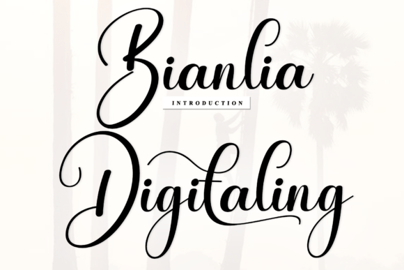 Bianlia Digitaling: A Timeless Handwritten Font for Brand Identity