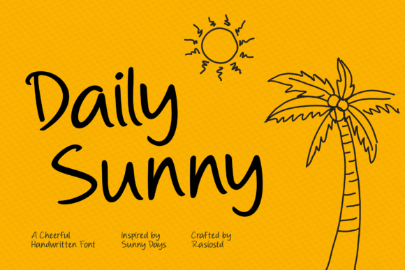 Daily Sunny: A Cheerful Script Font for Branding