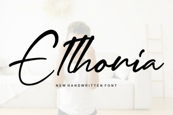 Elthoria: A Refined Script Font for Makers