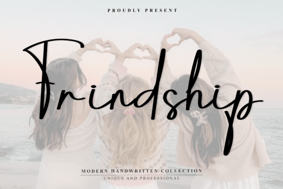 Frindship: A Modern Handwritten Font for Your Brand