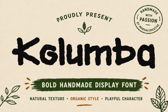 Kolumba: A Handmade Display Font for Editorial Warmth