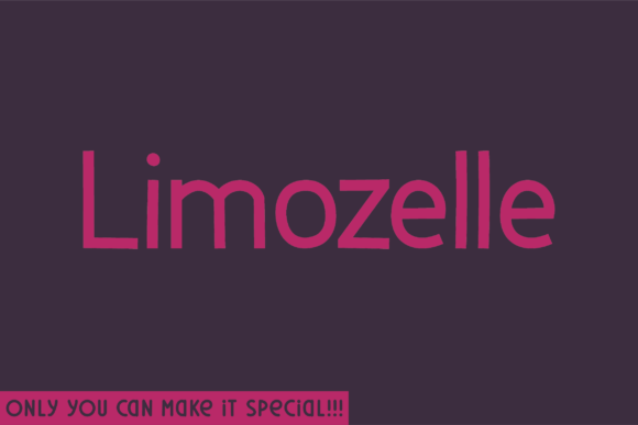 Limozelle: A Playful Display Font for Modern Web Design