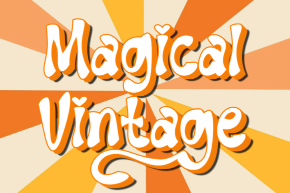 Magical Vintage: A Retro Display Font for Brands
