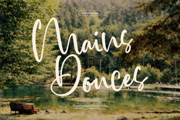 Mains Douces: A Soft Script Font for Modern Web Design