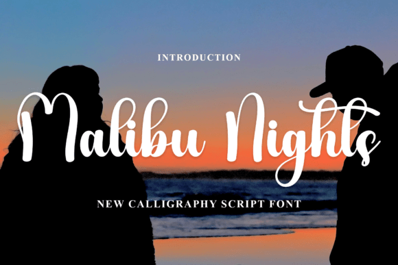 Malibu Nights: A Warm Script Font for Editorial Design