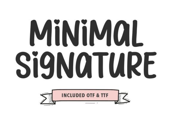 Minimal Signature: A Modern Handwritten Font for Brands