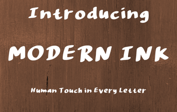 Modern Ink: The Bold Script Font for Your Brand