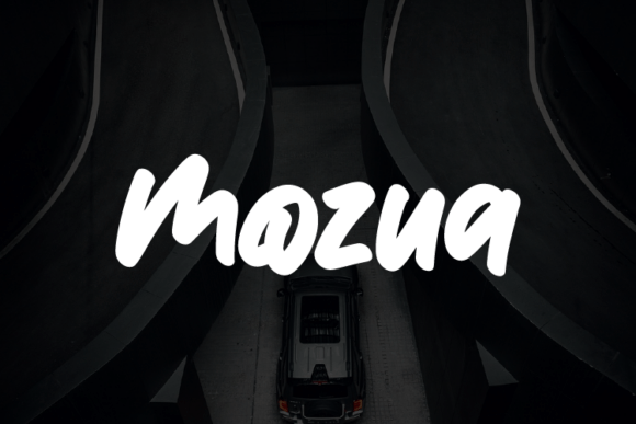 Mozua: A Modern Script Font for Editorial Design