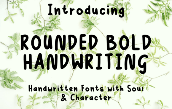 Rounded Bold Handwriting: A Designer's Real-World Review