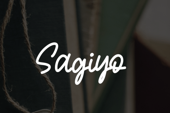 Sagiyo: A Modern Typeface for Elegant Branding
