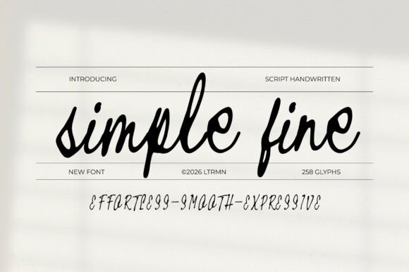 Simple Fine: A Review of This Elegant Script Font