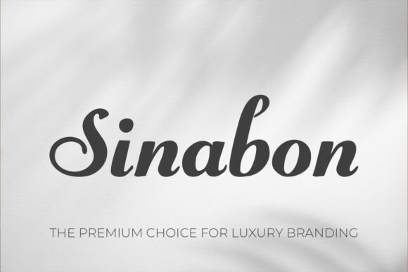 Sinabon: The Premium Script Font for Your Brand