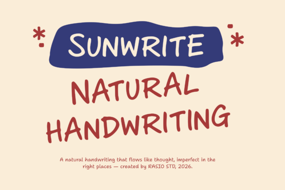 Sunwrite: A Natural Handwriting Font for Your Brand