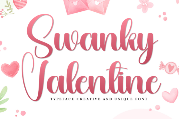 Swanky Valentine: A Premium Script Font for Editorial Design