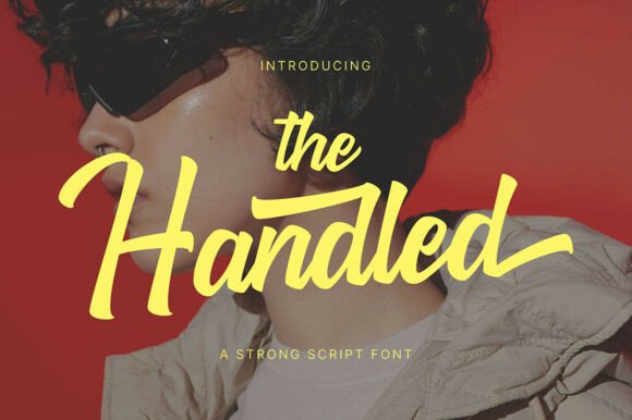 The Handled: A Bold Script Font for Brand Identity