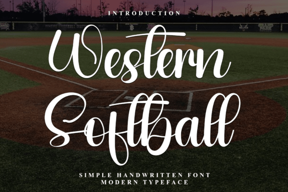 Western Softball: A Festive Script Font for Marketers